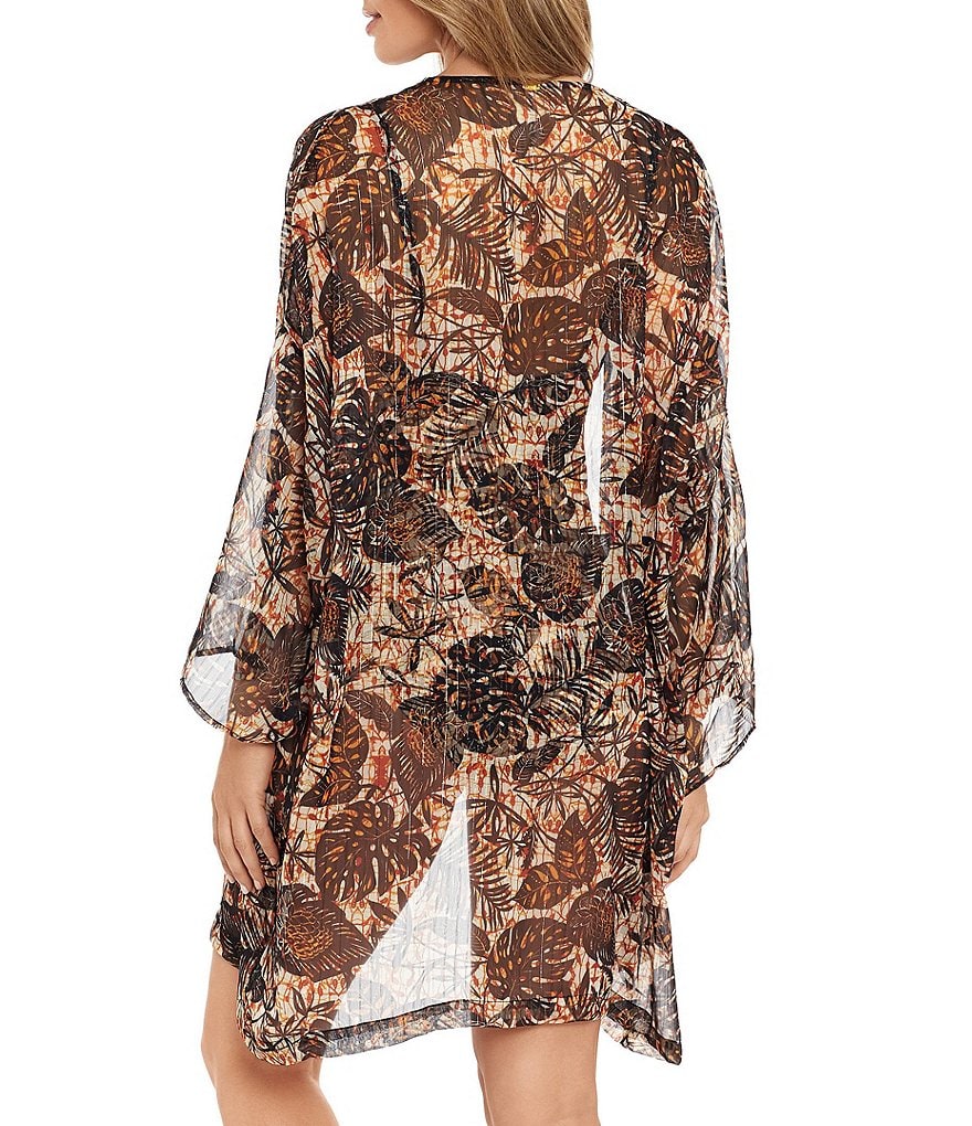 Becca by Rebecca Virtue Beach Date Hooded V-Neck Sleeveless Swim Cover Up Dress