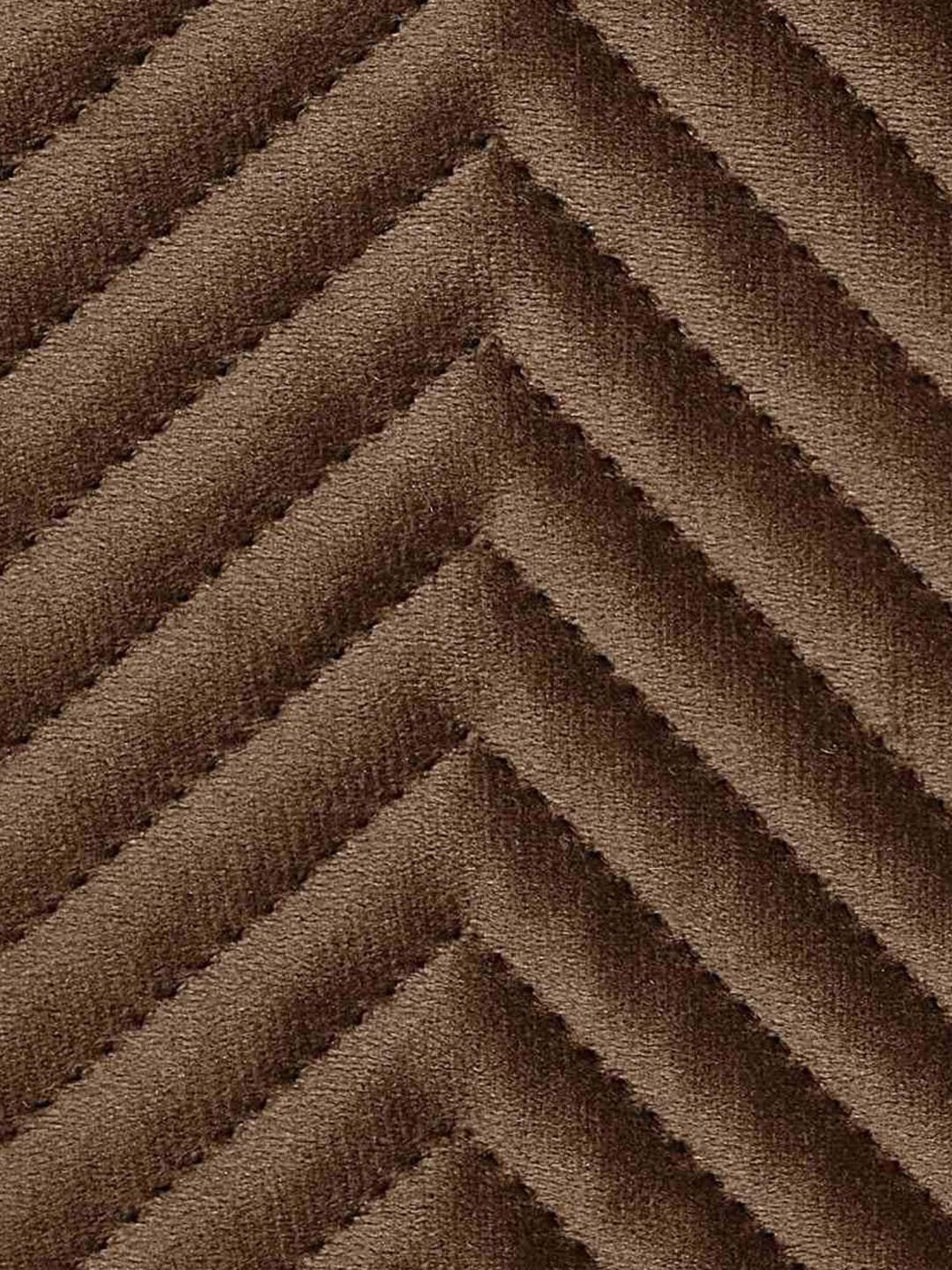 Saral Home Easy Living Brown Velvet Sofa Cover Set