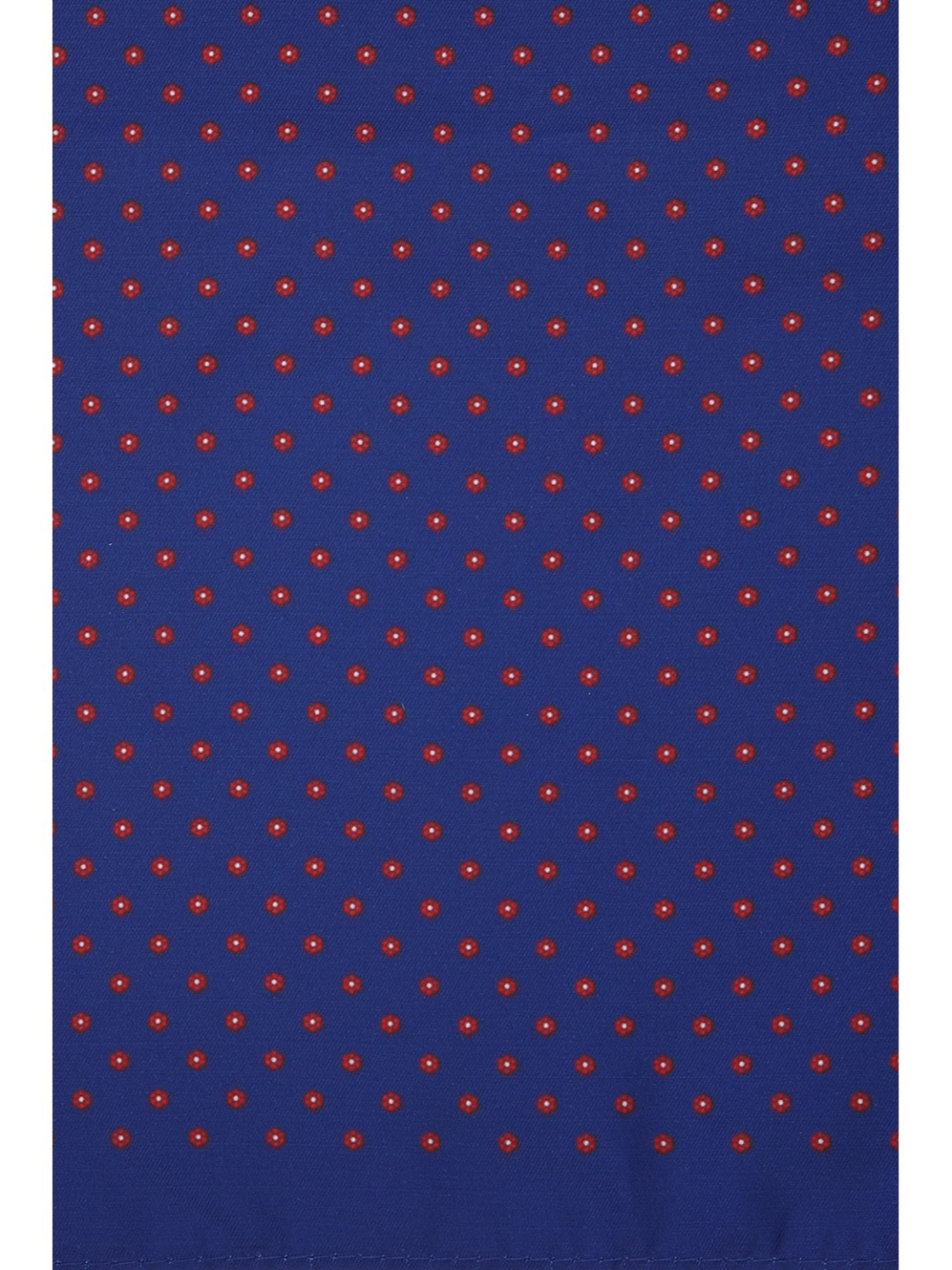 Van Heusen Green Printed Pocket Square