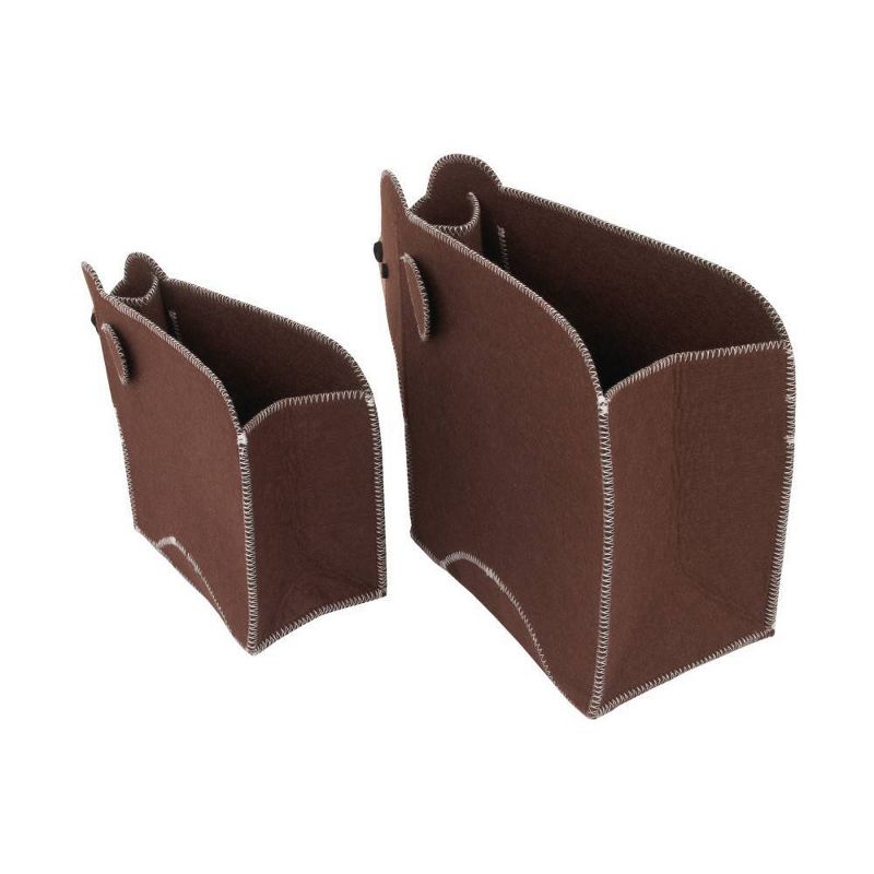 Little Love by NoJo Orange Fox Felt Storage Caddy - 2pc
