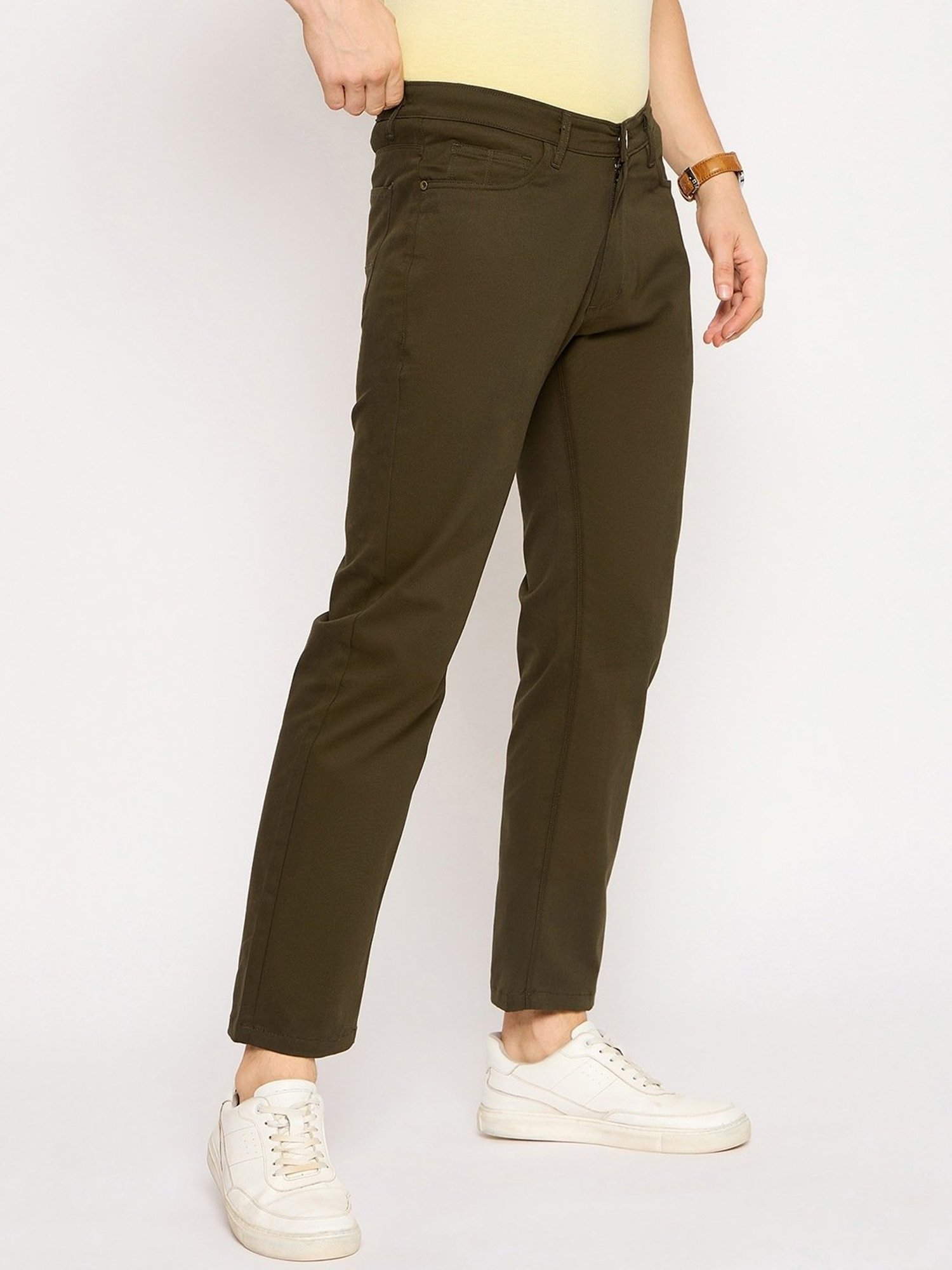 Club York Coffee Regular Fit Trousers