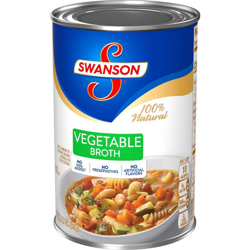 Swanson 100% Natural Vegetable Broth 14.5oz