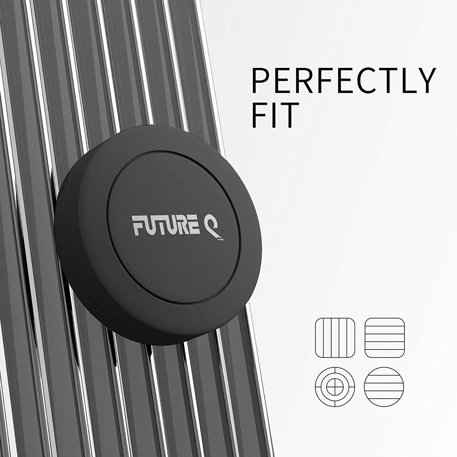 Car Mount Holder, FutureQ Universal Magnetic Air Vent Mount Car Phone Holder for Smart Phone iPhone 7 Plus 6S 6 SE 5S 5C 5, S5 Samsung Galaxy S8 S7 S6 Edge, Note 5 4 2, Black