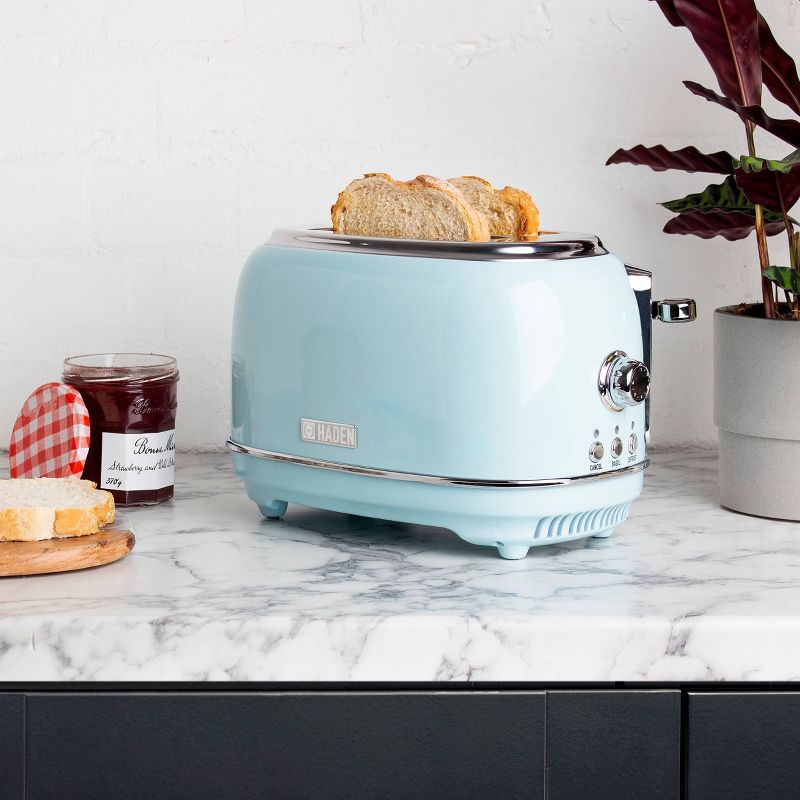 Heritage 2-Slice Wide Slot Toaster - Blue