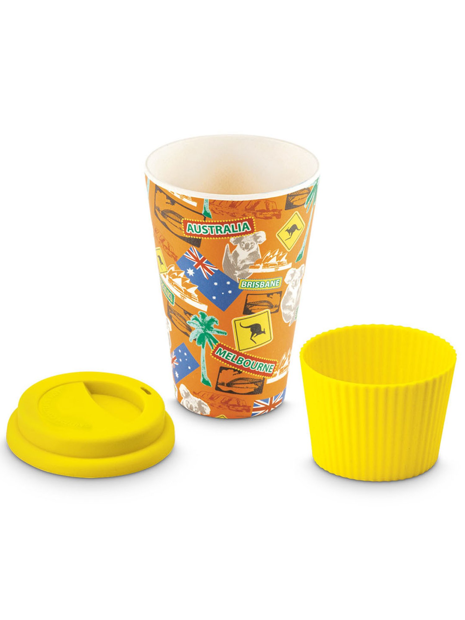 Freelance Yellow Bamboo Set of 1 Mugs