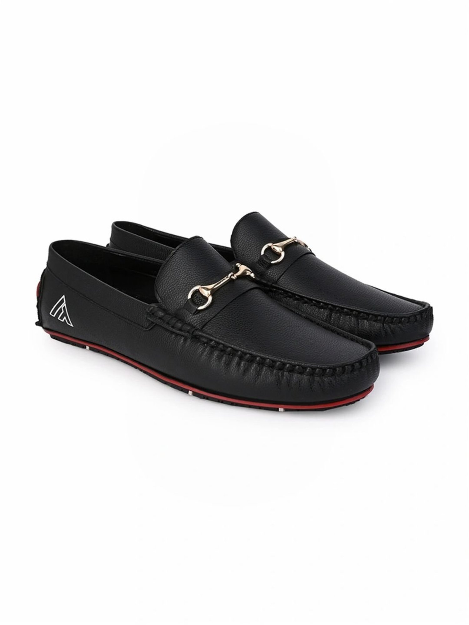 Alberto Torresi   Men's Black Casual Loafers