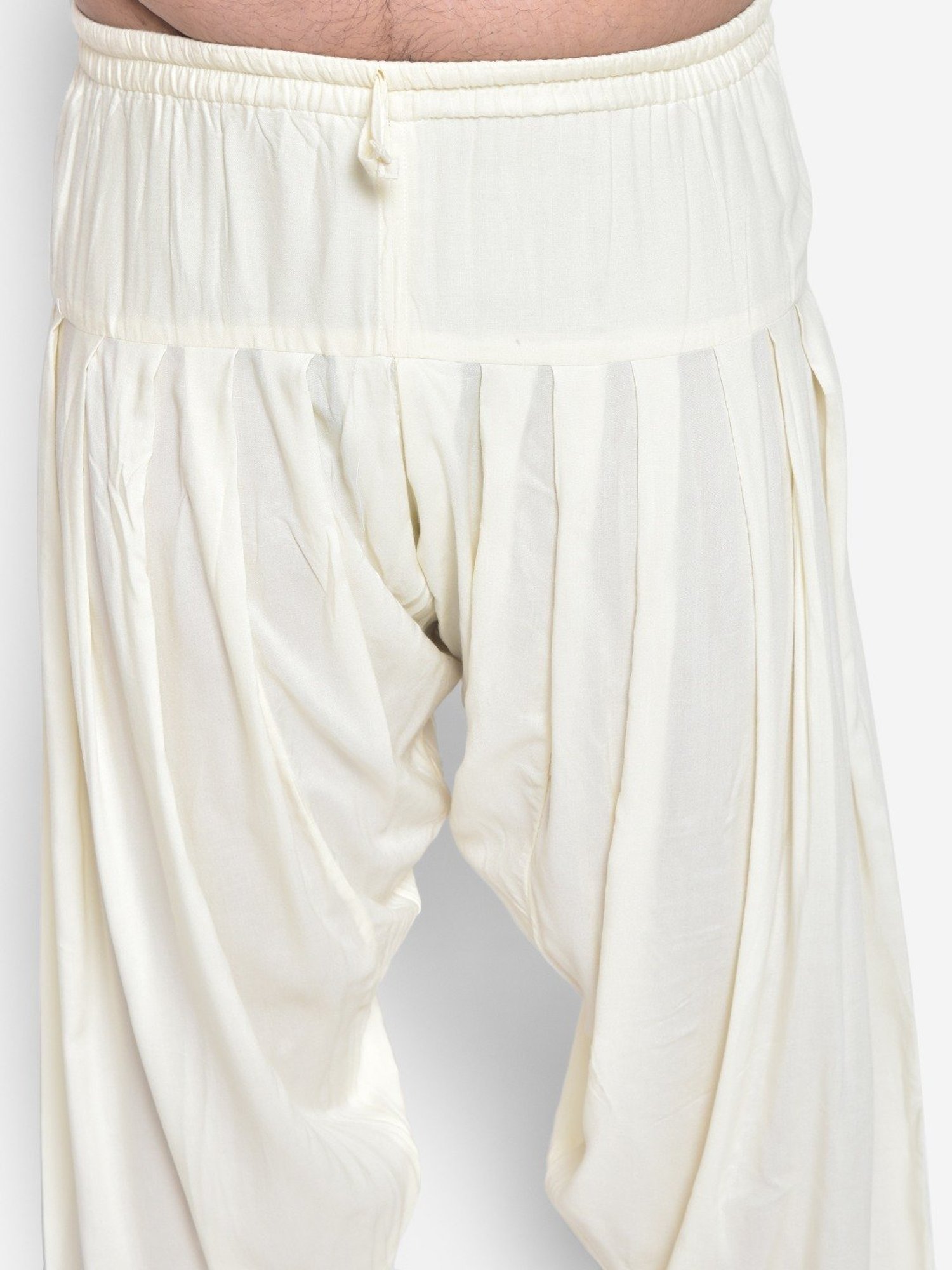 KISAH PLUS Beige Regular Fit Printed Kurta Bottom Set