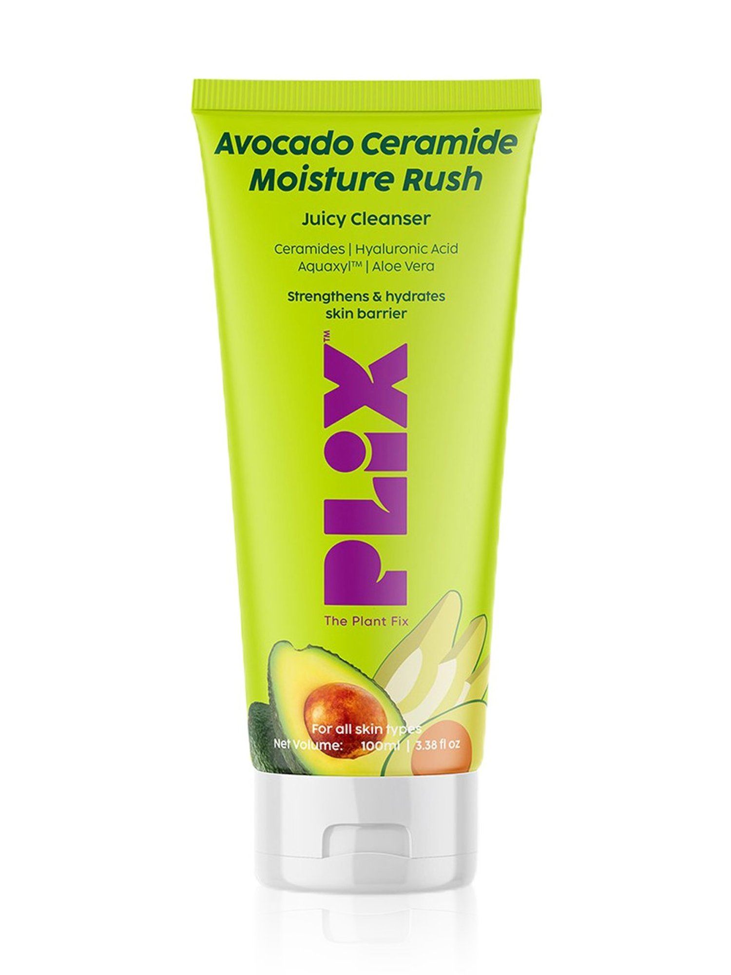 PLIX THE PLANT FIX Avocado Ceramide Moisture Rush Juicy Cleanser - 100 ml