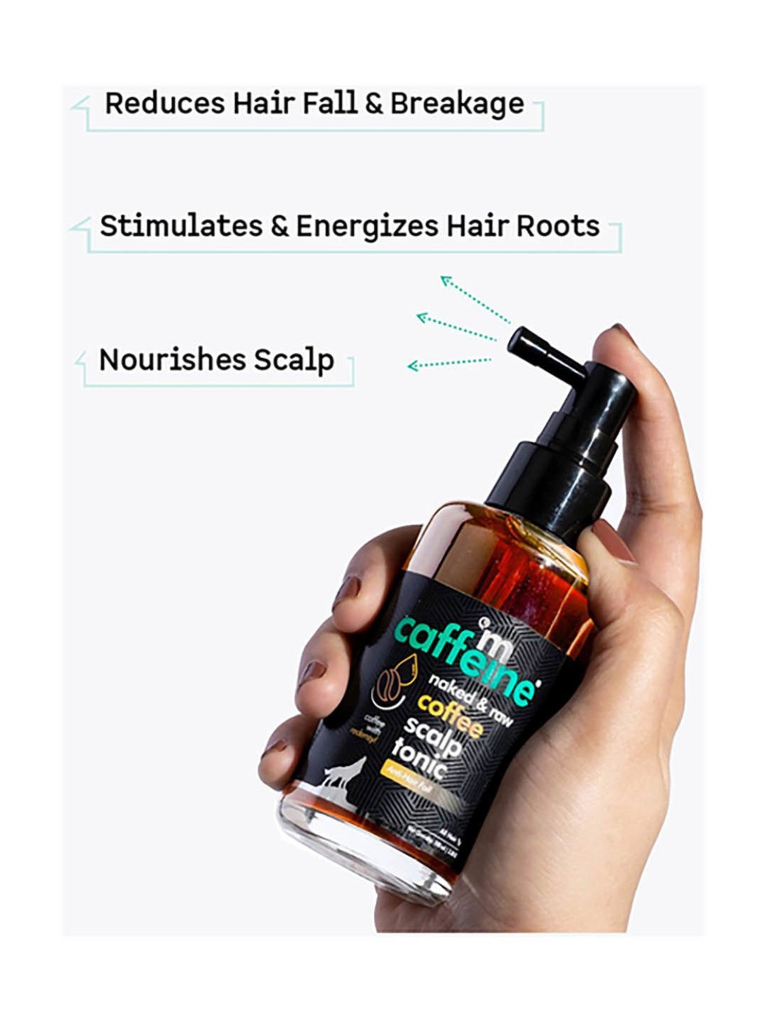 mCaffeine Naked & Raw Coffee Scalp Tonic - 100 ml