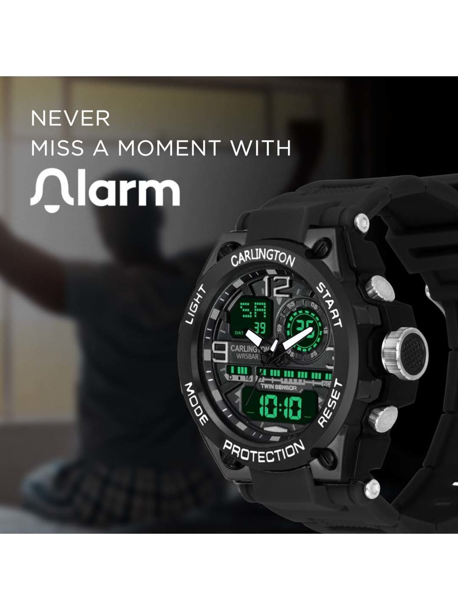 CARLINGTON Endurance 3377 Analog-Digital Watch for Men