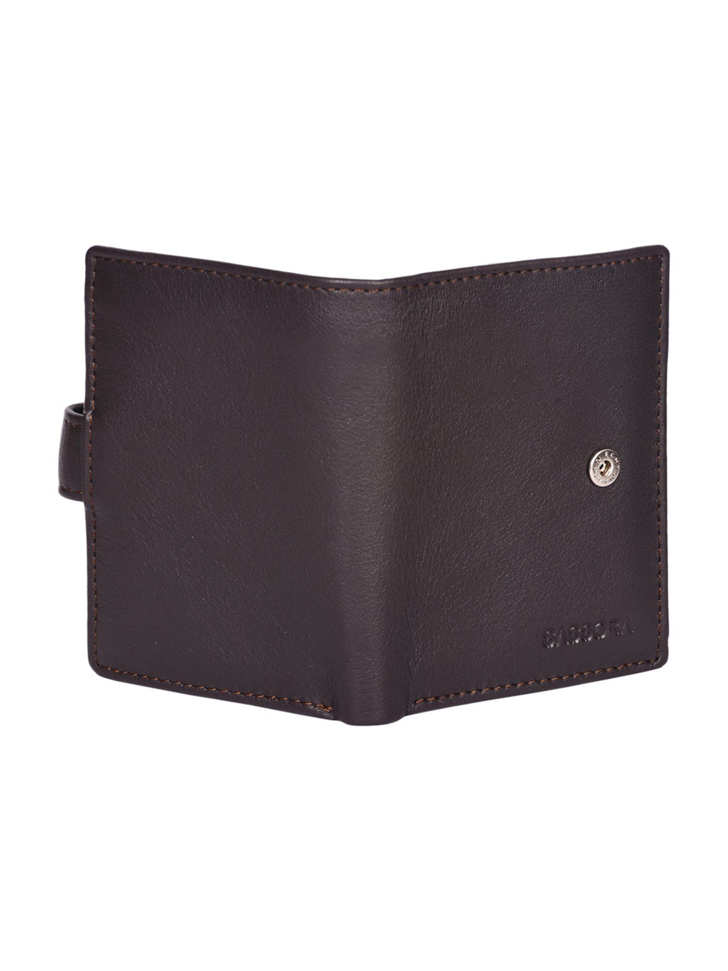 SASSORA Pablo Brown Small Leather Notecase