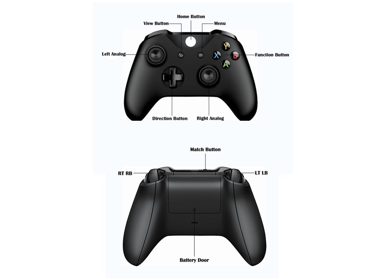 Wireless Game Controller Gamepad Joystick Vibration for Microsoft Xbox One