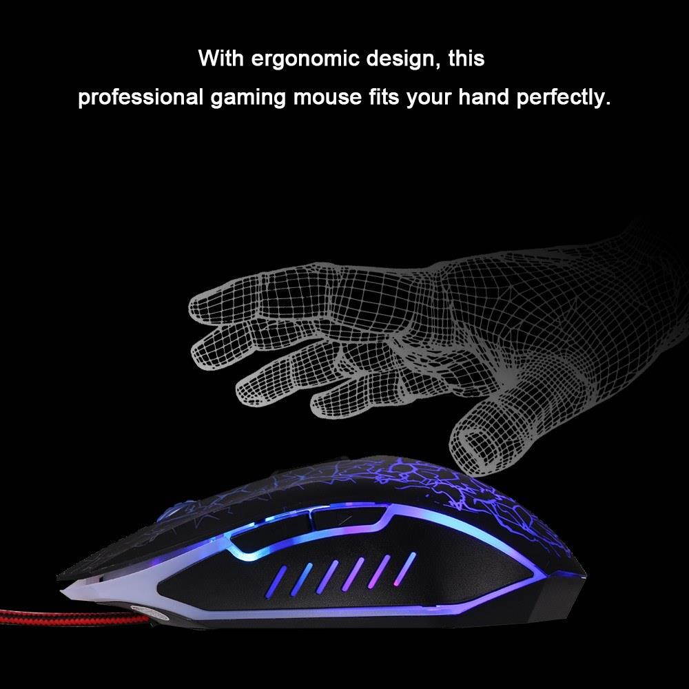 Gaming Mouse Wired RGB Ergonomic Game Mouse