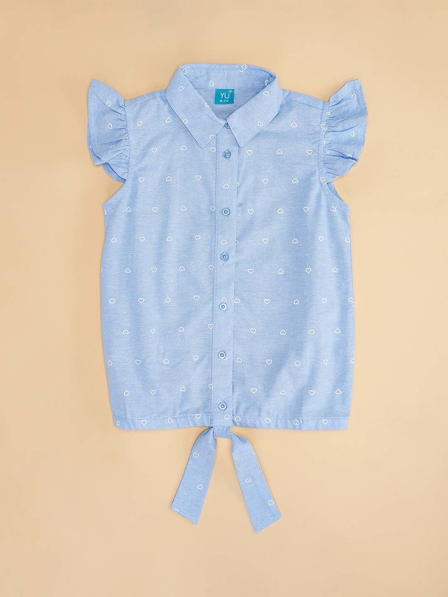 Kidsville Green Cotton Printed T-Shirt