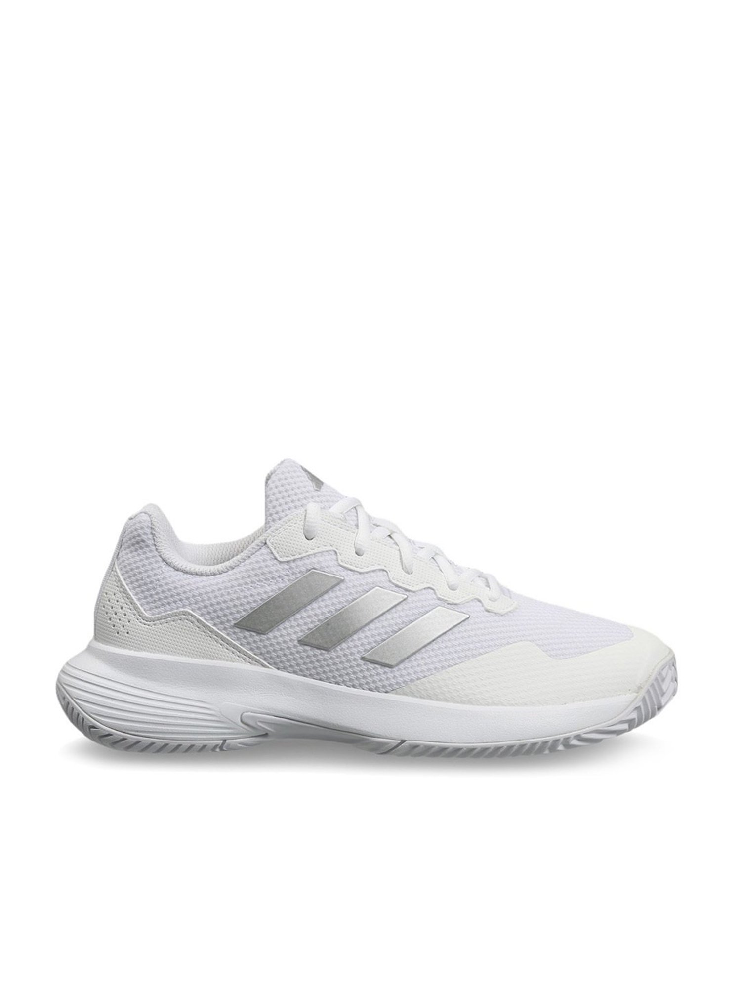 Adidas Women's GameCourt 2 White Tennis Shoes