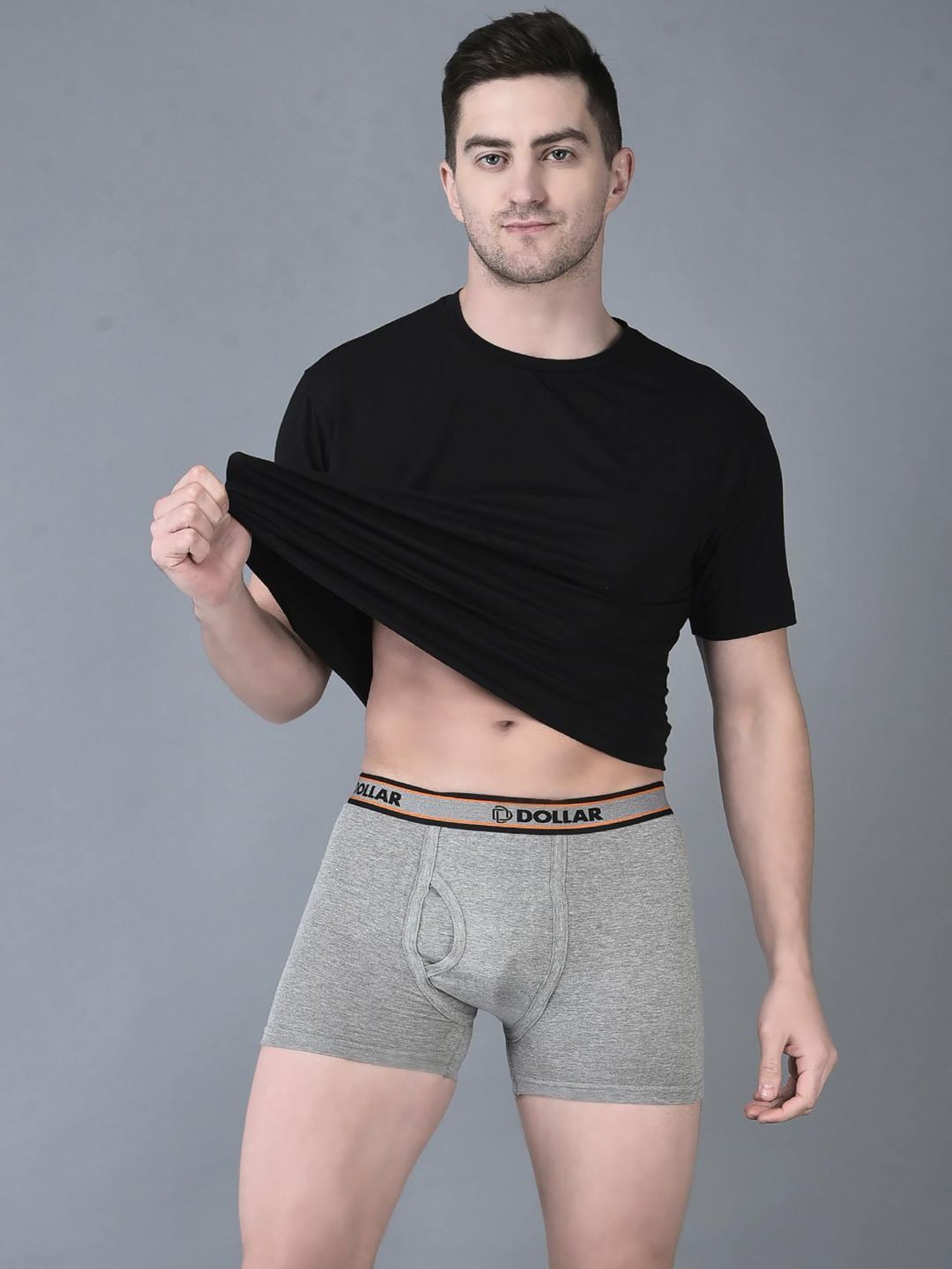 Dollar Bigboss Assorted Cotton Regular Fit Trunks - Pack Of 7