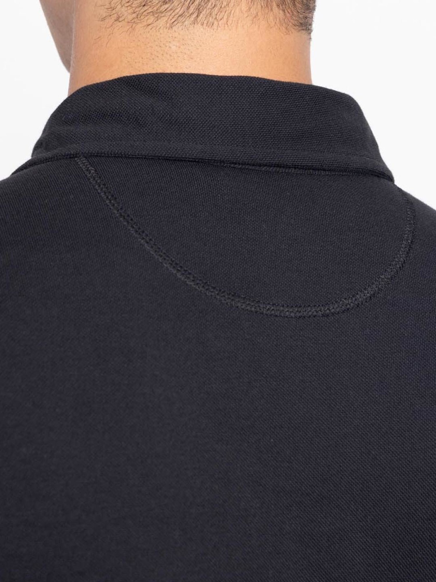 Adidas Originals Black Loose Fit Polo T-Shirt