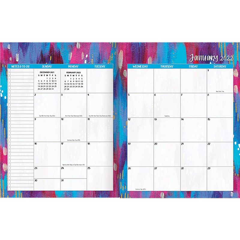 2021-22 Monthly Planner 17 Months 8.5" x 11" Etta Vee - Artisan by Lang