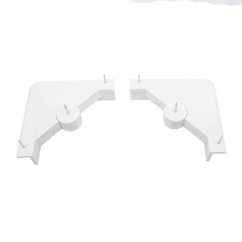 Under the Roof Decorating 20lb Place&Push Canvas Hangers Clear