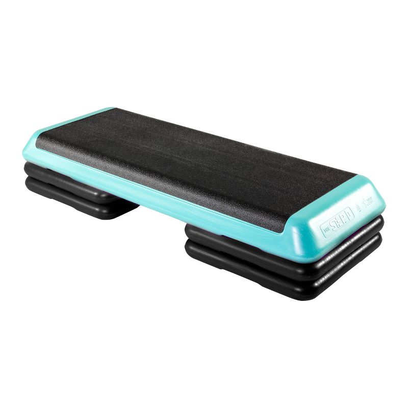 Escalade Sports Original Aerobic Platform Step Deck with Nonslip Comfort Cushion - Black