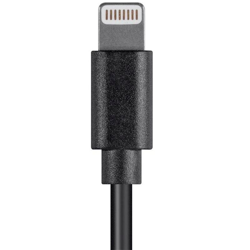 Monoprice Lightning to USB Charge & Sync Cable - 3 Feet - Black | Apple MFi Certified for iPhone X, 8, 8 Plus, 7, 7 Plus, 6, 6 Plus, 5S , iPad Pro