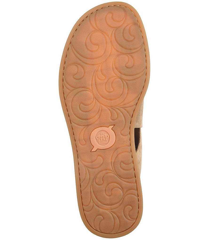 Born Iwa Criss Cross Banded Suede Sandals