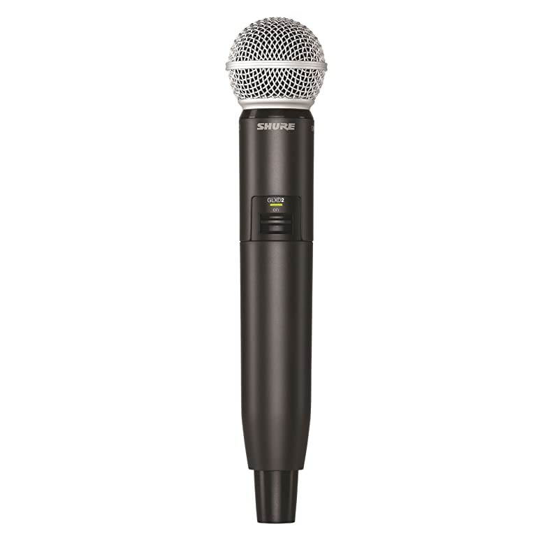 GLXD2/SM58 Rechargeable Digital Handheld Wireless Transmitter with SM58 Vocal Microphone Capsule (Receiver Sold Separately)