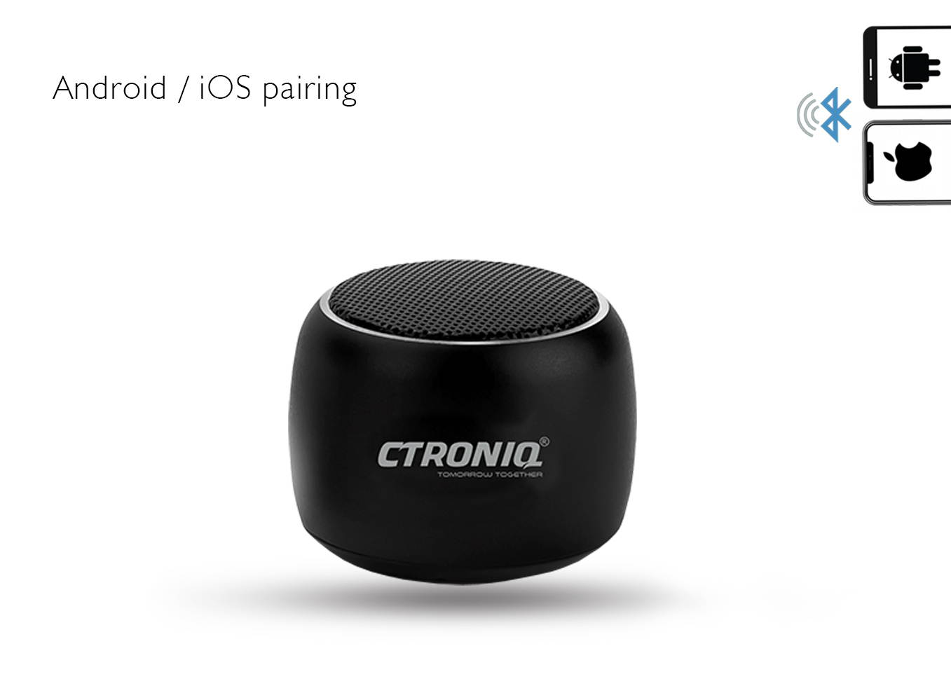 Ctroniq Elari Nanobeat Portable BT Speaker, Black