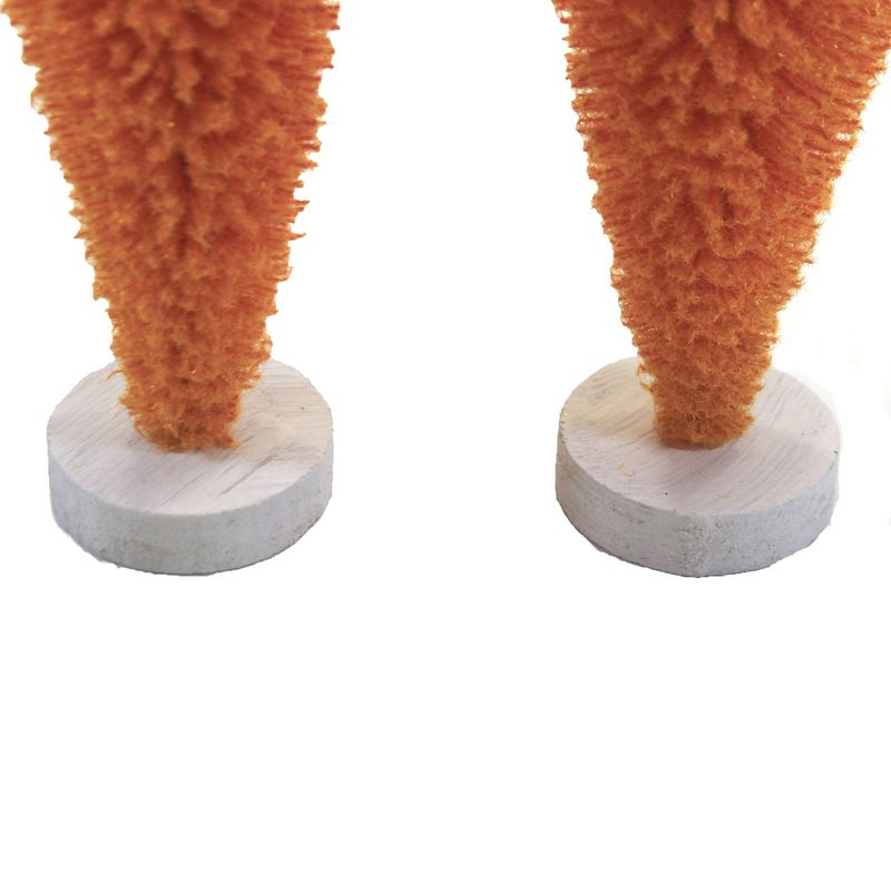 Easter 14.5" Bottle Brush Carrot Small Vegetable Orange  -  Decorative Figurines