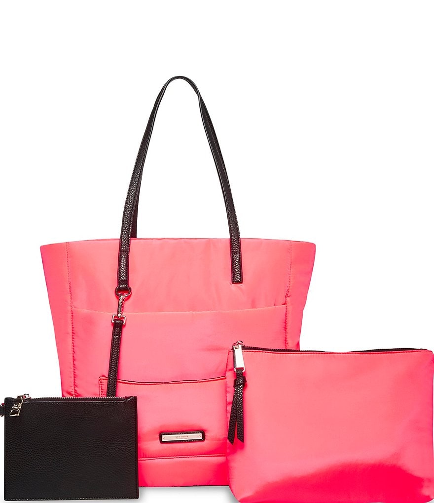 Steve Madden Multi Pouch Nylon Tote Bag