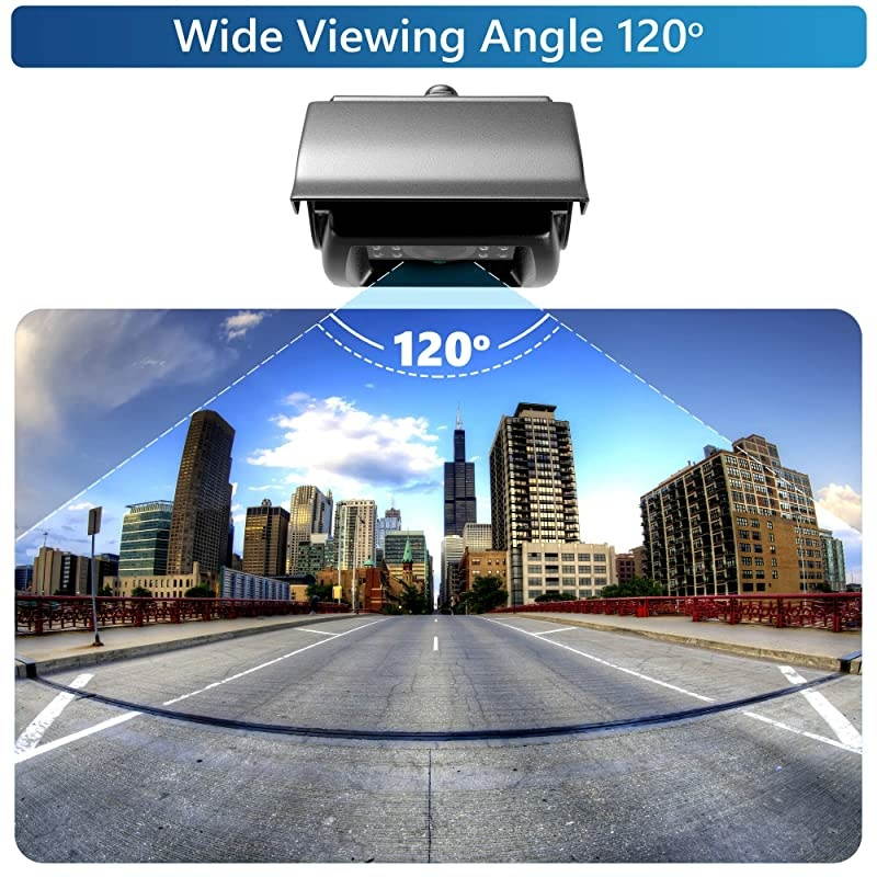 Backup Camera Heavy Duty IR Night Vision Waterproof for Trucks Car Vehicle Trailer Truck Van Tow rv Cab Cam Replacement Universal Auto Rear View Backup Camera with Cable