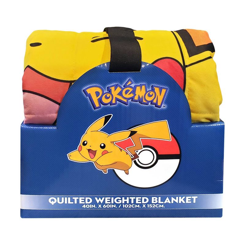 Pokemon Kantos Play Weighted Blanket