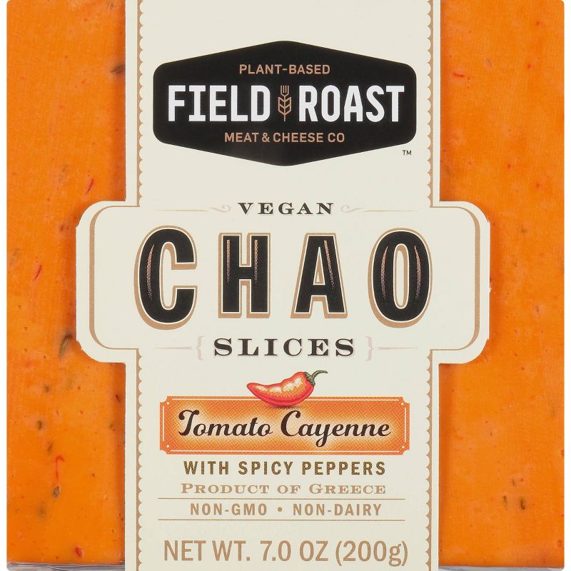 Original Field Roast Vegan Chao Slices Tomato Cayenne - 7oz