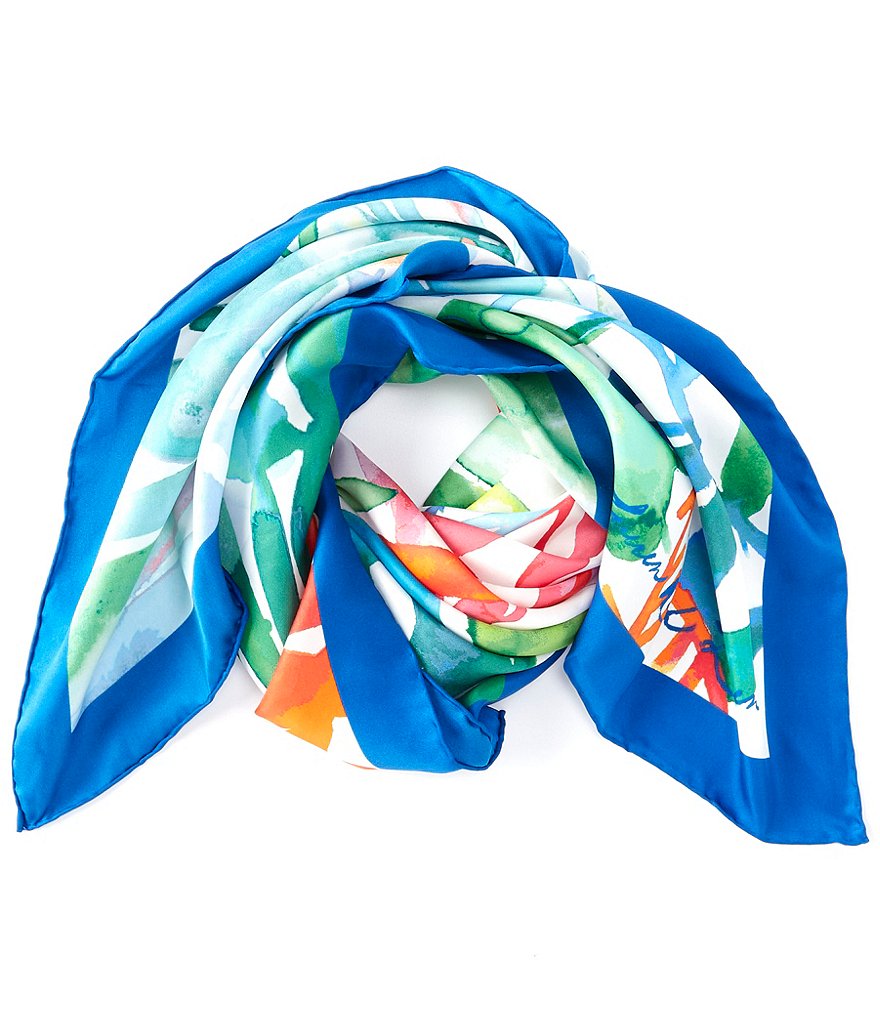 kate spade new york Overgrown City Silk Square Scarf