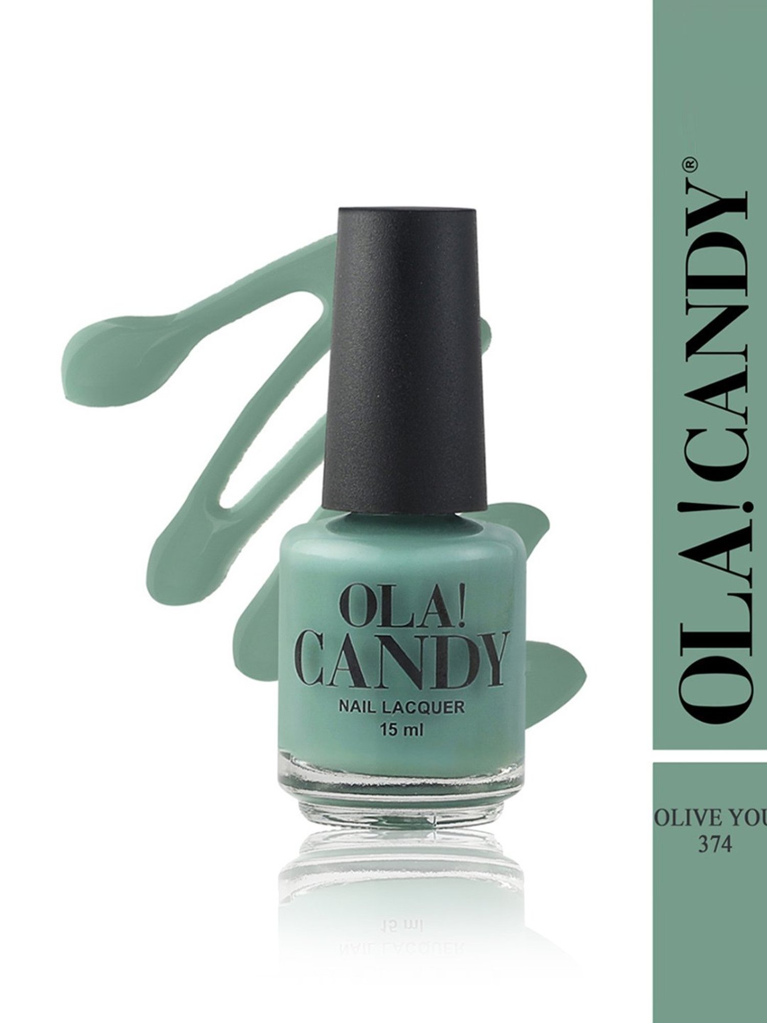 Ola! Candy Nail Lacquer Olive You Green - 15 ml