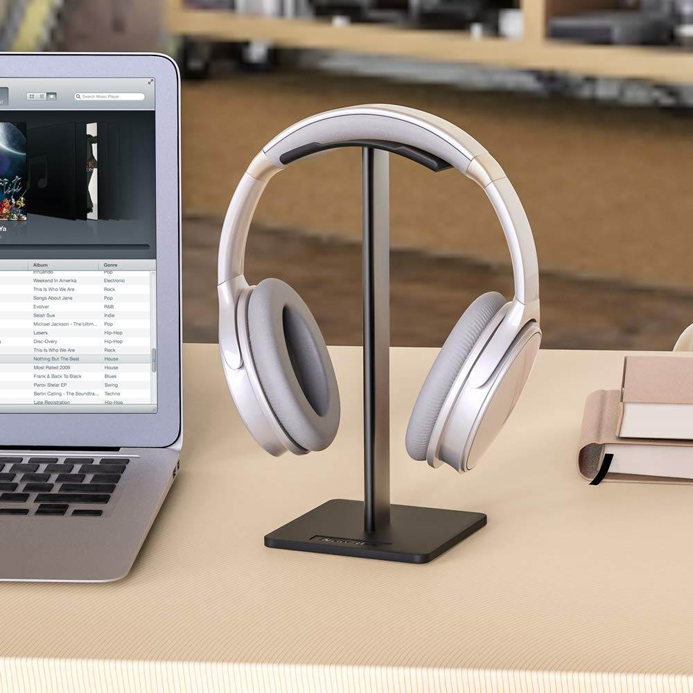 Fashionable Headphone Stand Practical Earphone Holder Headset Show Shelf Aluminum Bracket Support Device