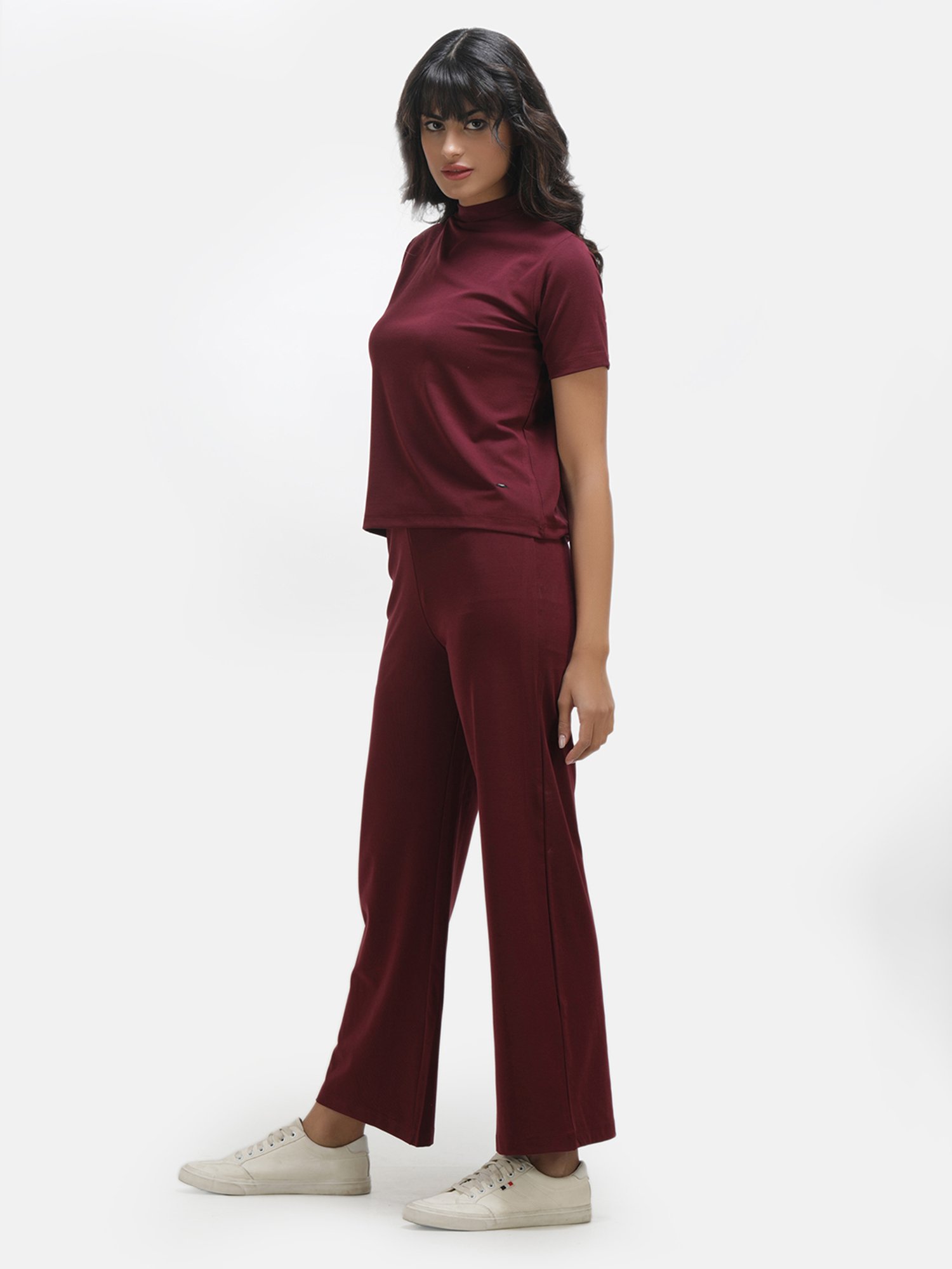 KOI SLEEPWEAR Maroon Top With Pants