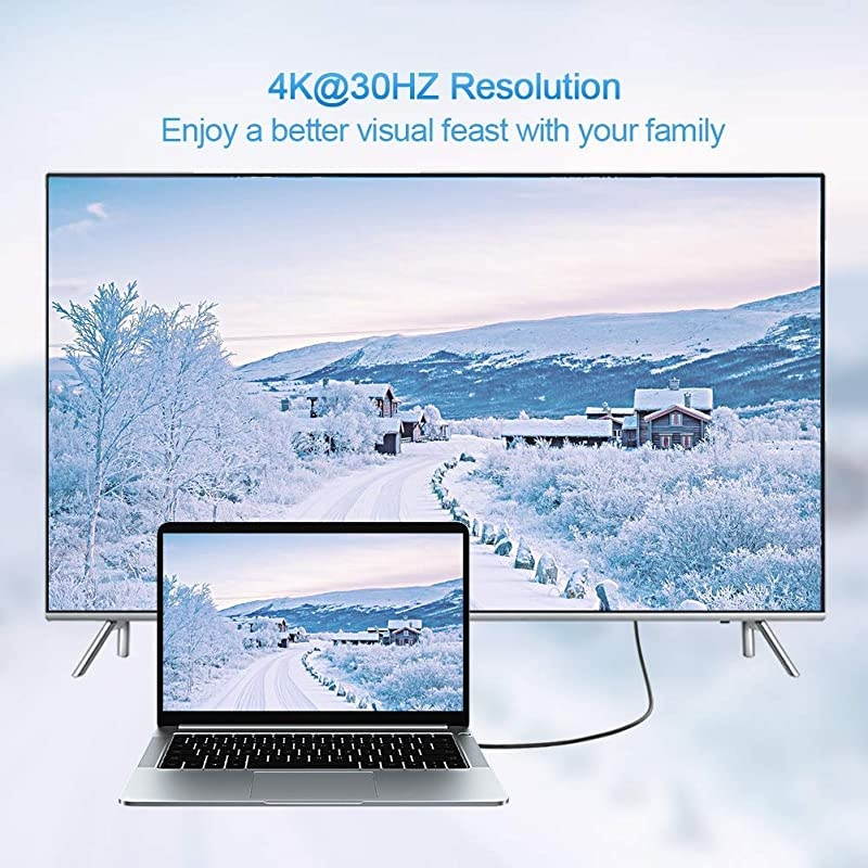 Active Mini DP to HDMI Cord 6ft,  Mini DisplayPort (DP1.2) to HDMI, 4K x 2K & 3D Audio/Video, Eyefinity Multi-Screen, Compatible with MacBook Pro, iMac 1.8 M/Black