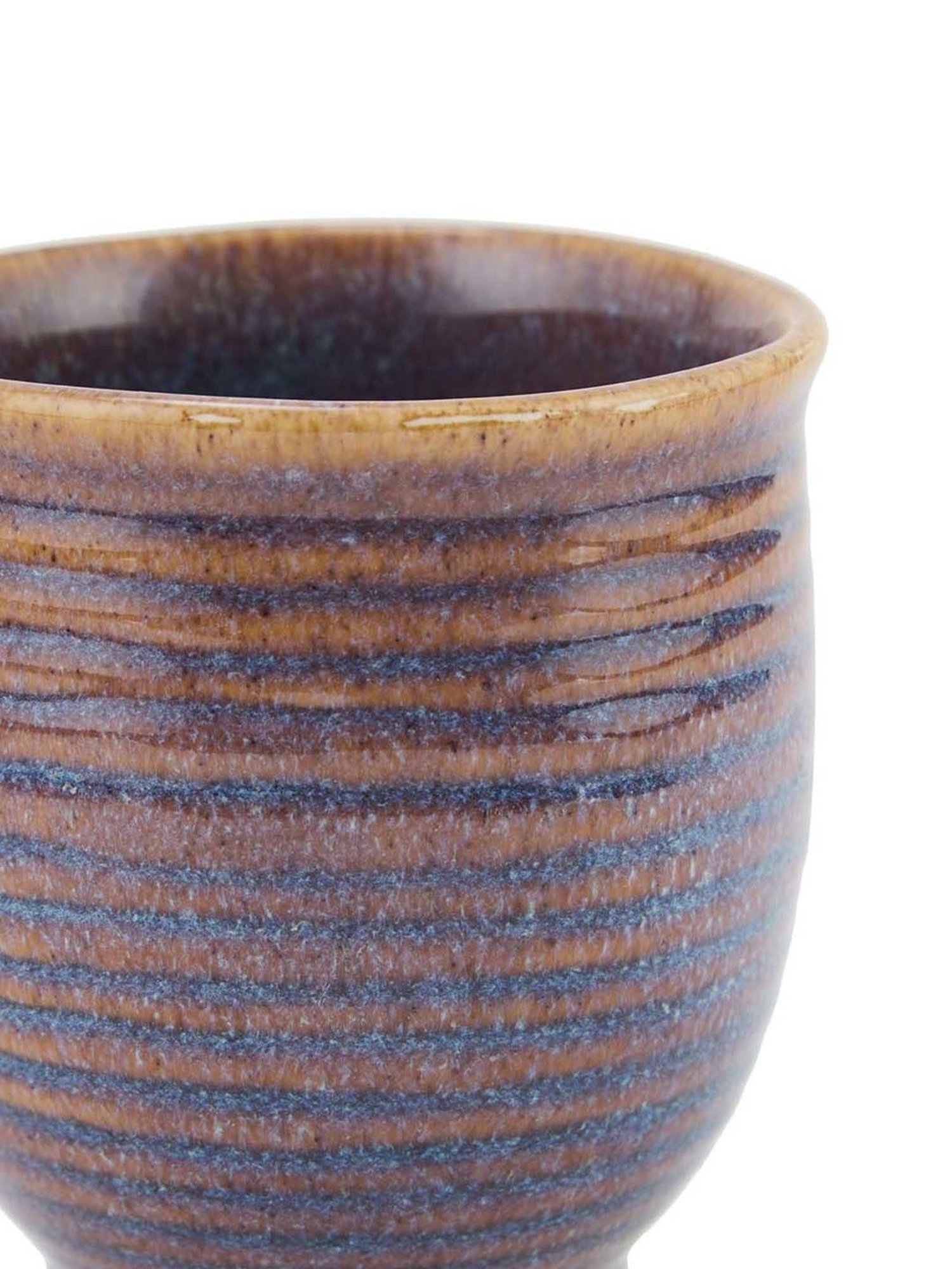 Fabindia Home Blue Ceramic Kulhad (220ml)