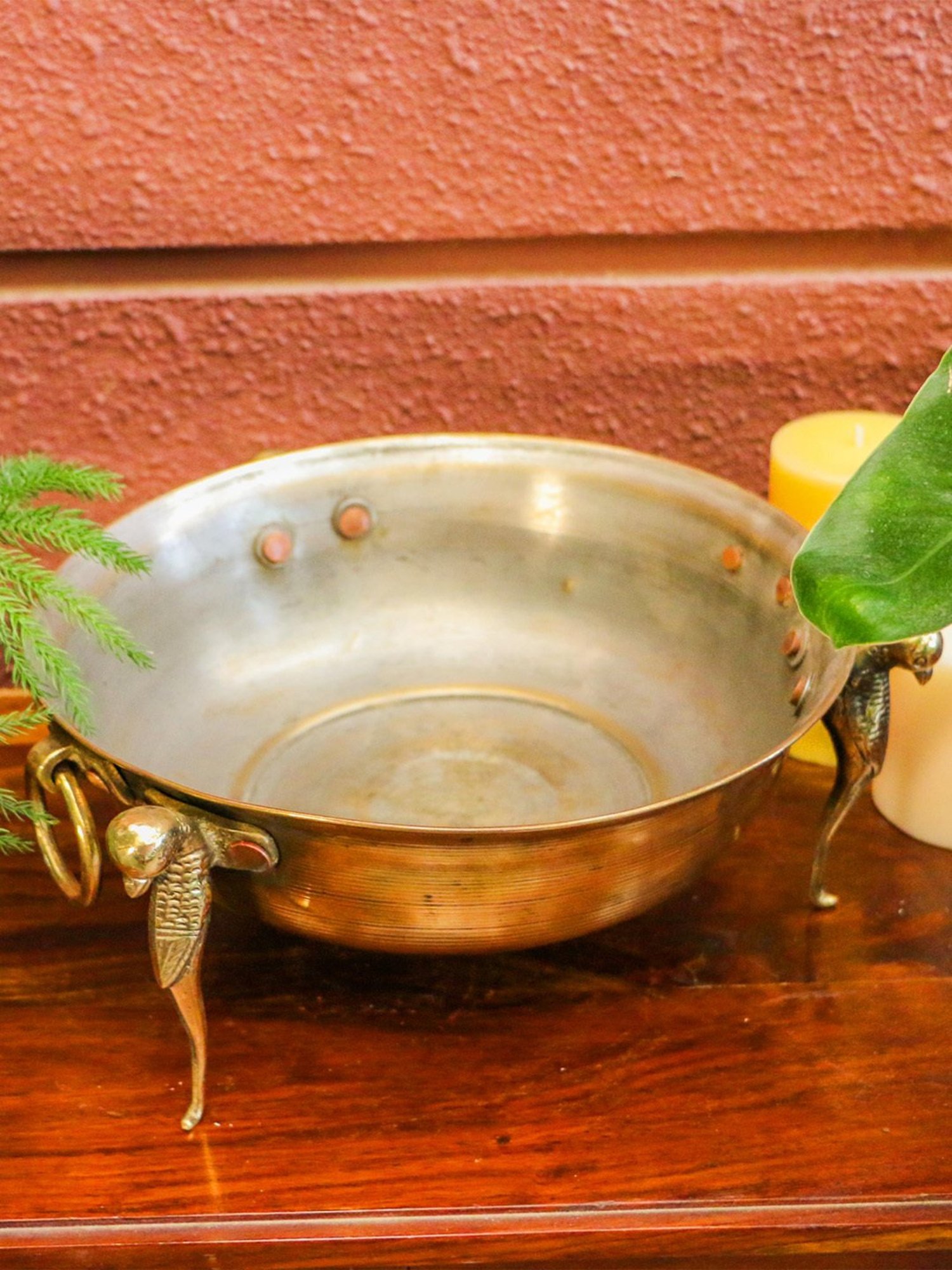 Ambi Vintage Water Container On Engraved Legs