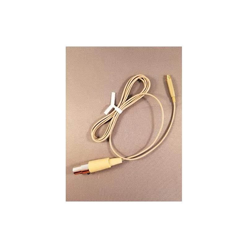 Generic Replacement Cable for Countryman E6 by  Tan for Shure Beltpacks Replaces E6CABLET1SL Durable Kevlar Reinforced Cable 100 Compatible