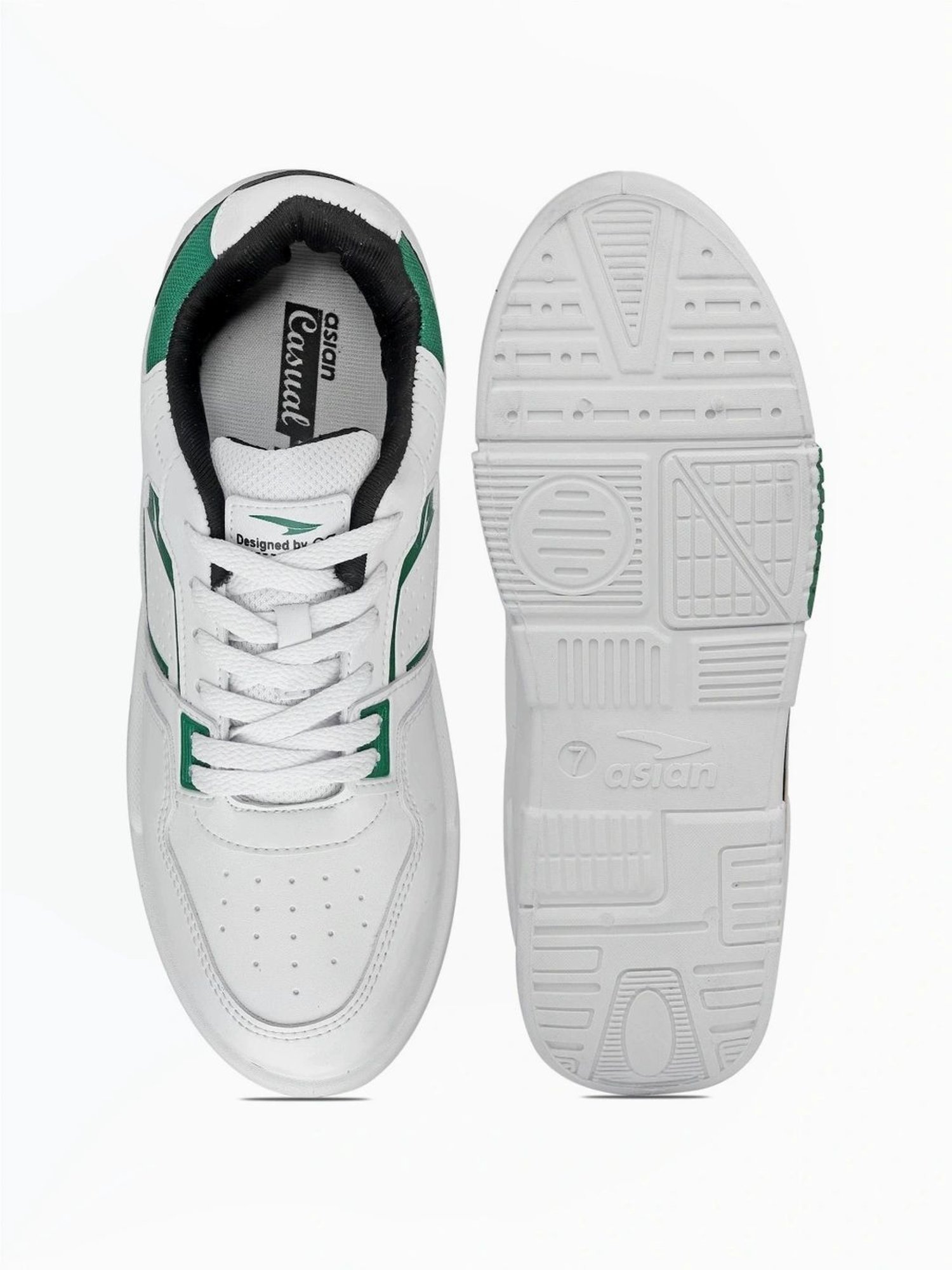 Asian Men's White Casual Sneakers