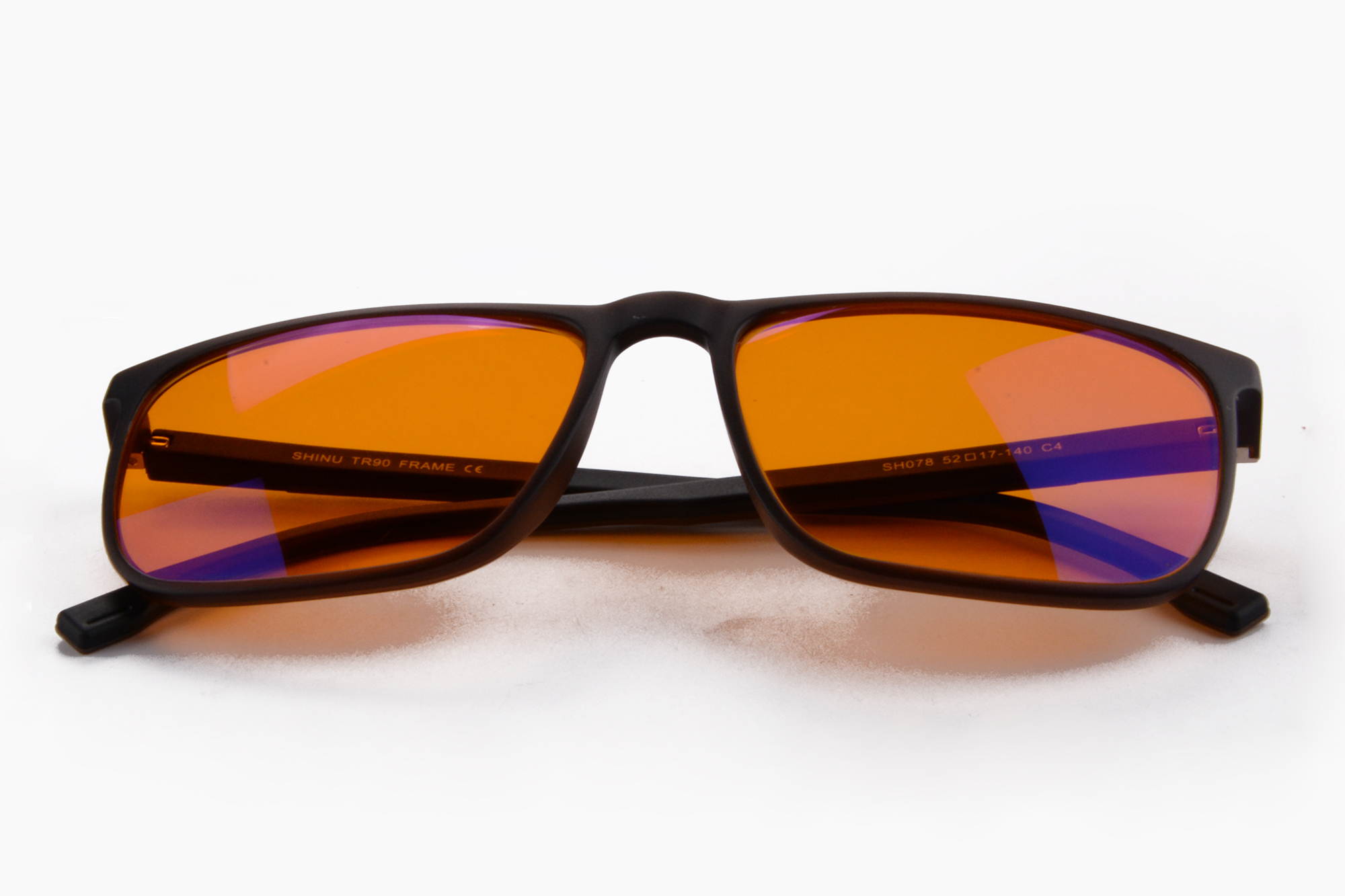 SHINU Monitor Users Anti Blue Light Computer Glasses Orange Lens and Driving Anti fatigue Computer Gaming glasses-SH078