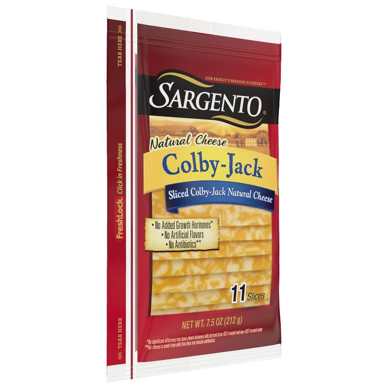 Sargento Natural Colby-Jack Sliced Cheese - 7.5oz/11 slices