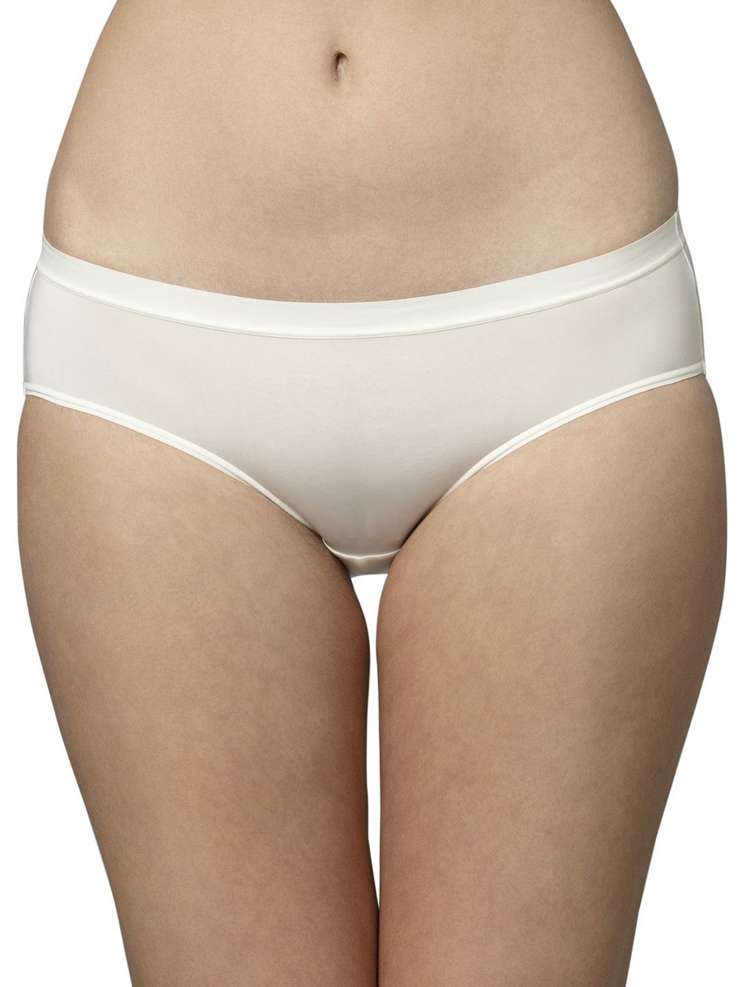 Triumph White & Beige Plain Panties - Pack Of 2