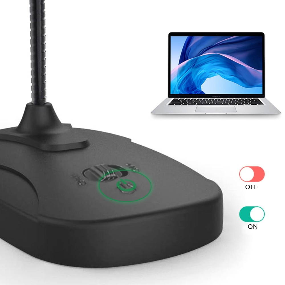 USB Recording Microphone Noise Canceling High Sensitivity Microphone for Laptop PC Broadcast Microphone Studio