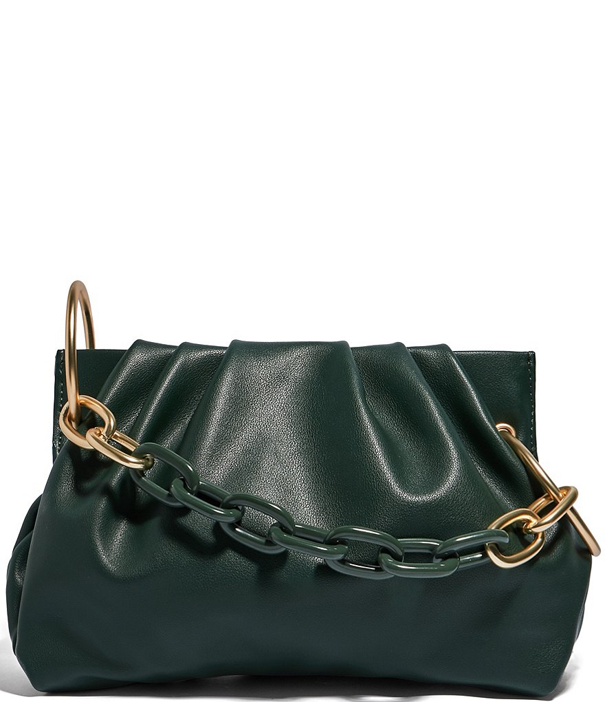 House of Want Chill Vegan Leather Chain Strap Framed Clutch Bag