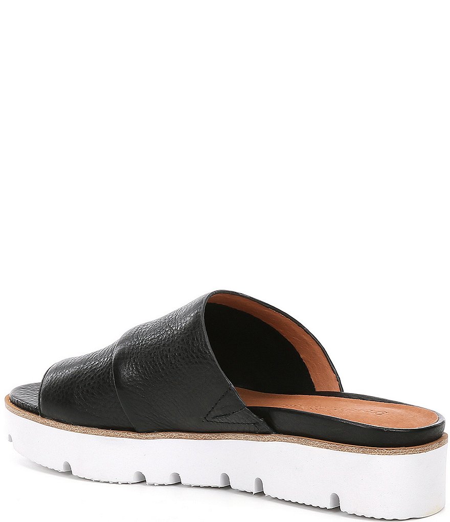 Gentle Souls Lavern Leather Toe Thong Slides