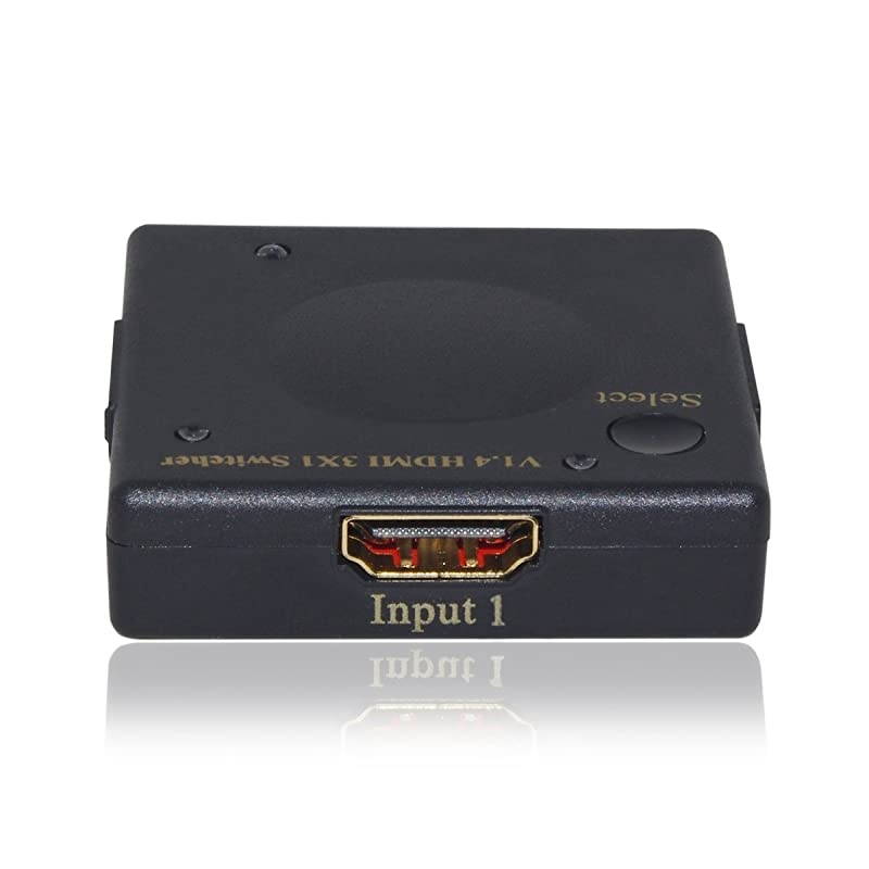 HDMI Intelligent Mini Switch 3X1 v14 Supports 3D 4Kx2K