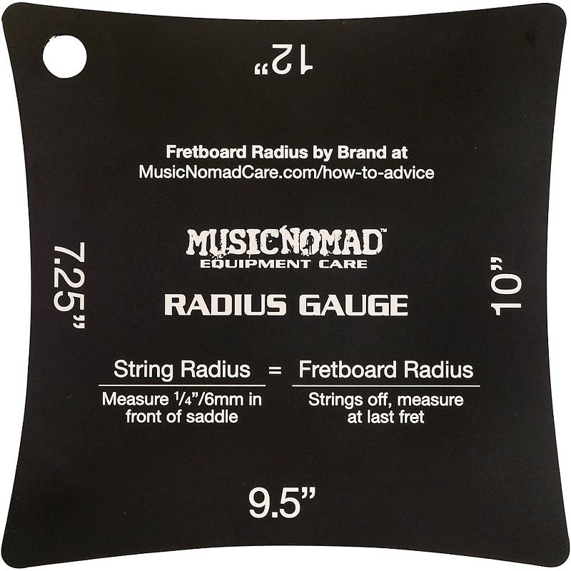 Music Nomad Precision Radius Gauge Set - 2 Pak
